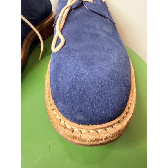 Beckett Simonon Kent Blue Suede Wingtip‎ Derbies Men’s 10.5 Leather Dress Shoes main image 11